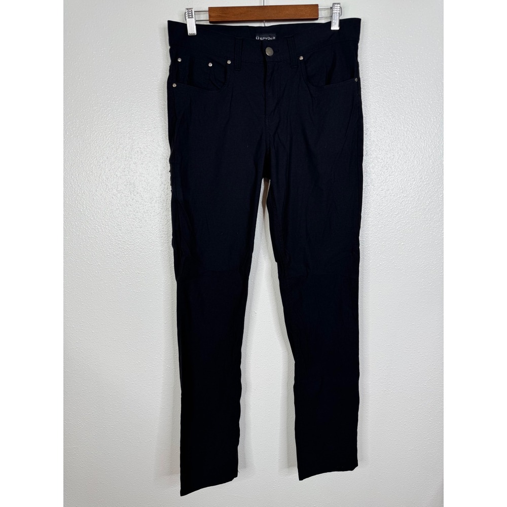 Spyder Mens‎ Black Nylon Stretch Outdoor Hiking Performance Pants 32x32 RN166073